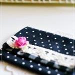 Wesley Purse In Linen Dots And Gingham Shades Of..