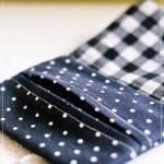 Wesley Purse In Linen Dots And Gingham Shades Of..